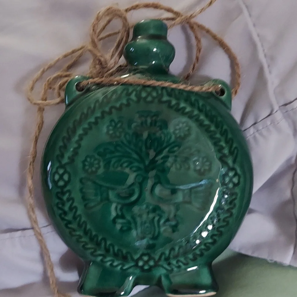 Valodi Kisusti Cegledi Barack Pallnka flask decanter/canteen Ceramic bottle